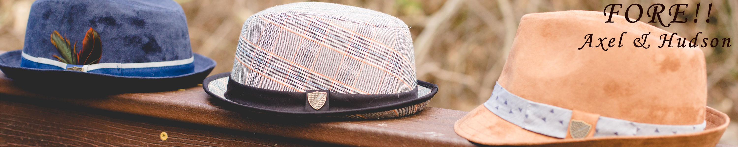 Fore!! Axel & Hudson Hats