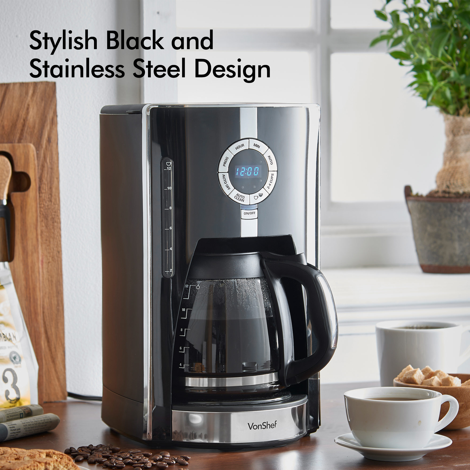 vonshef filter coffee machine
