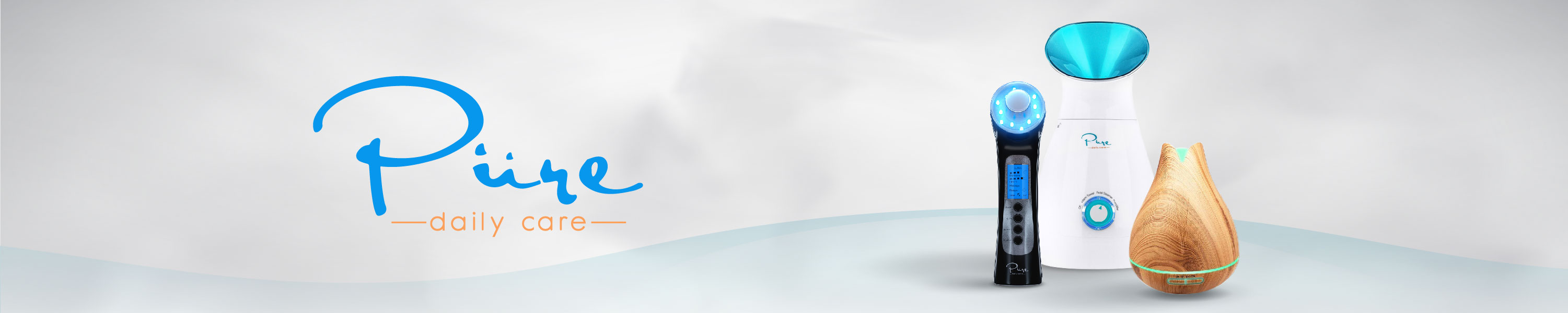 Pure Daily Care Home page