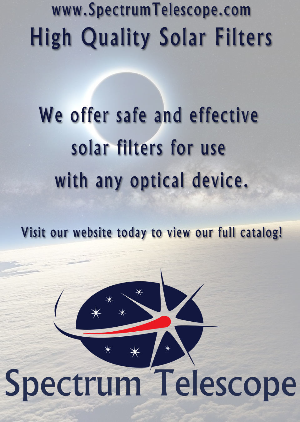 Spectrum Telescope Solar Eclipse 2024