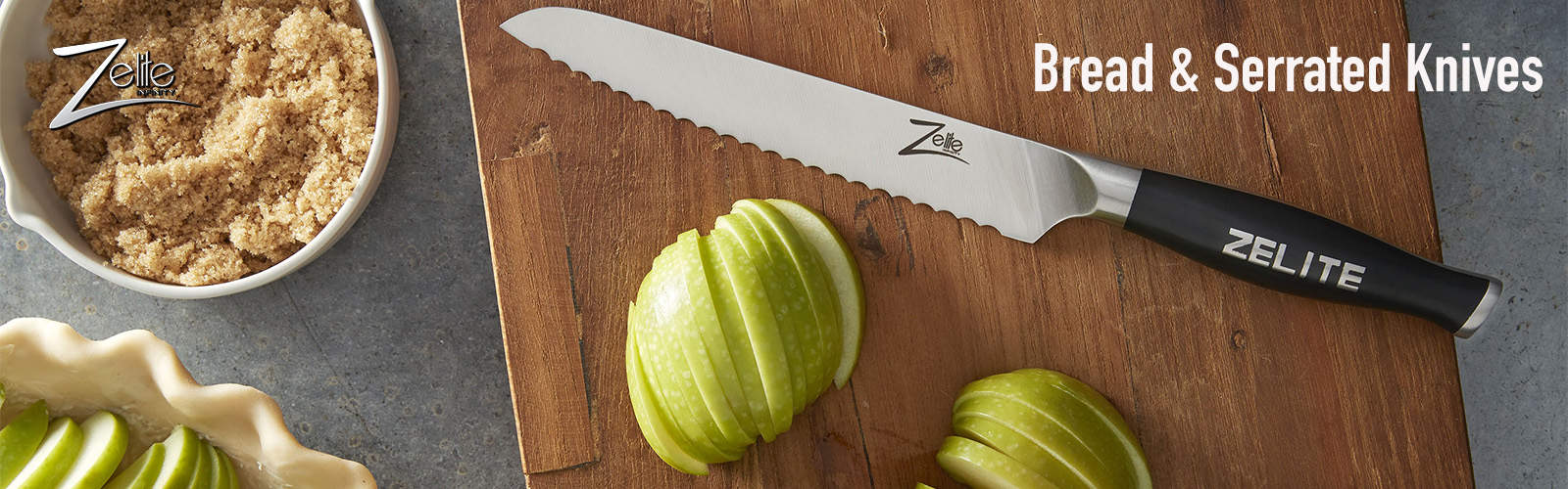 Zelite Infinity Bread & Serrated Knives
