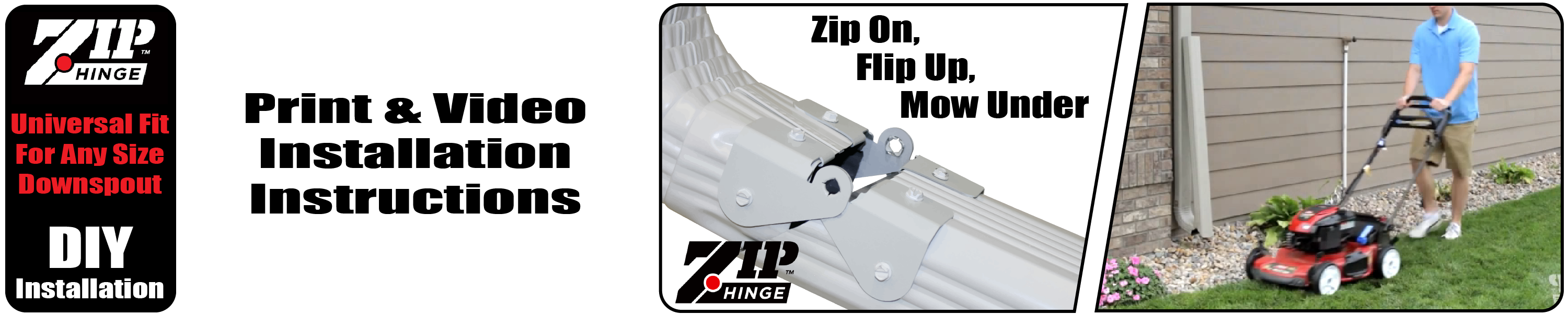 Zip Hinge DIY Installation Instructions