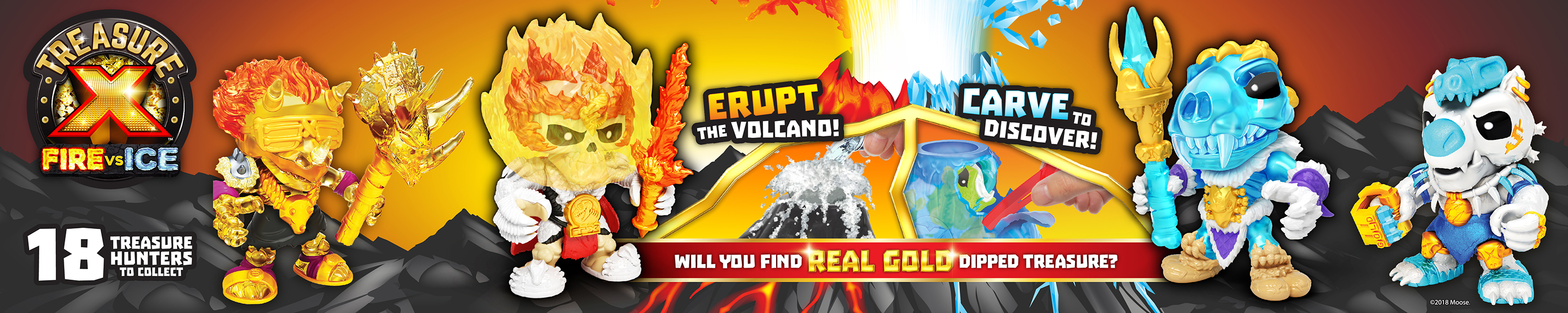 Treasure X Fire vs Ice