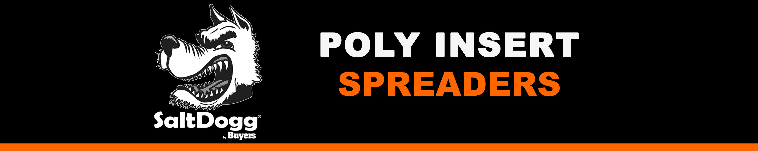 SaltDogg Poly Insert Spreaders