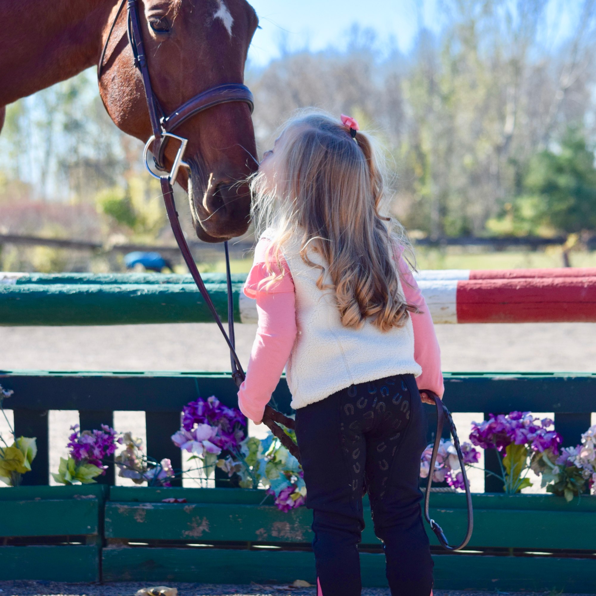 Tuff Rider Equestrian Starter Breeches – Femmes, Bleu, Avec Patchs Genoux, Taille à Enfiler