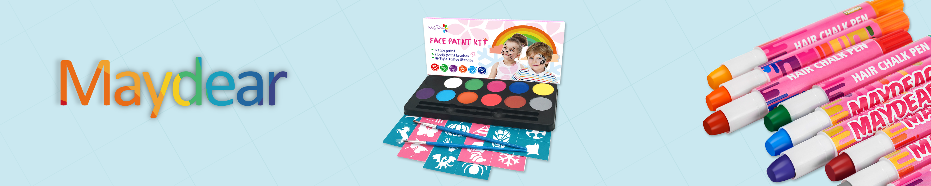 Face Paint Hair Chalk