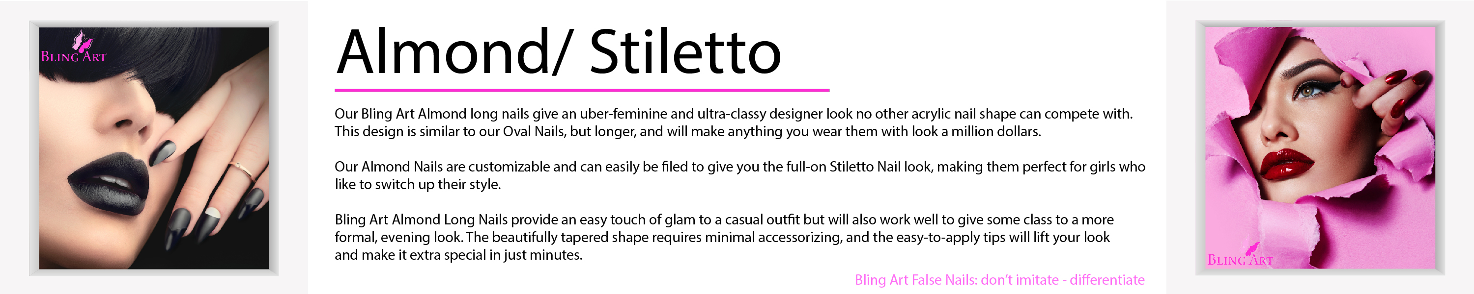 Amazon.ca: Bling Art: Almond Nails