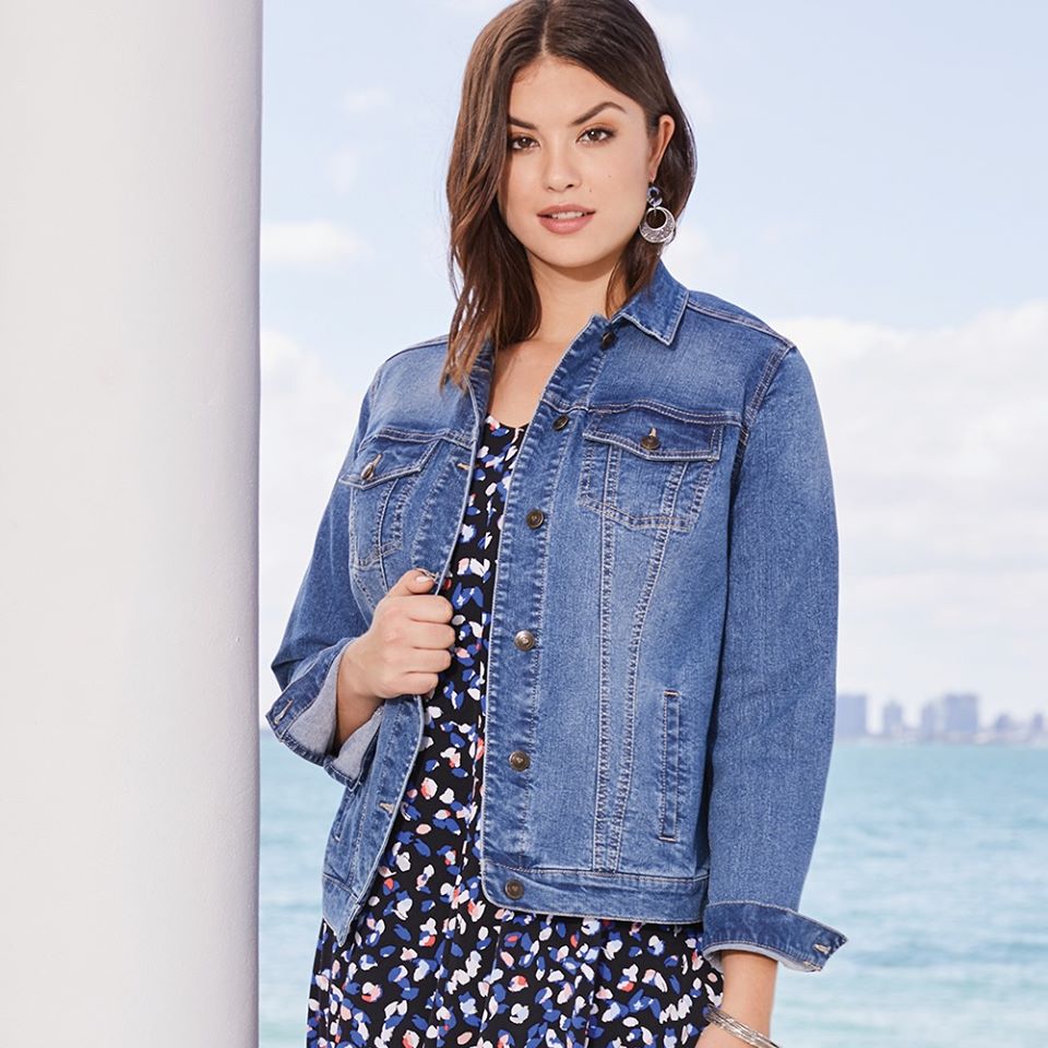 roamans denim jacket