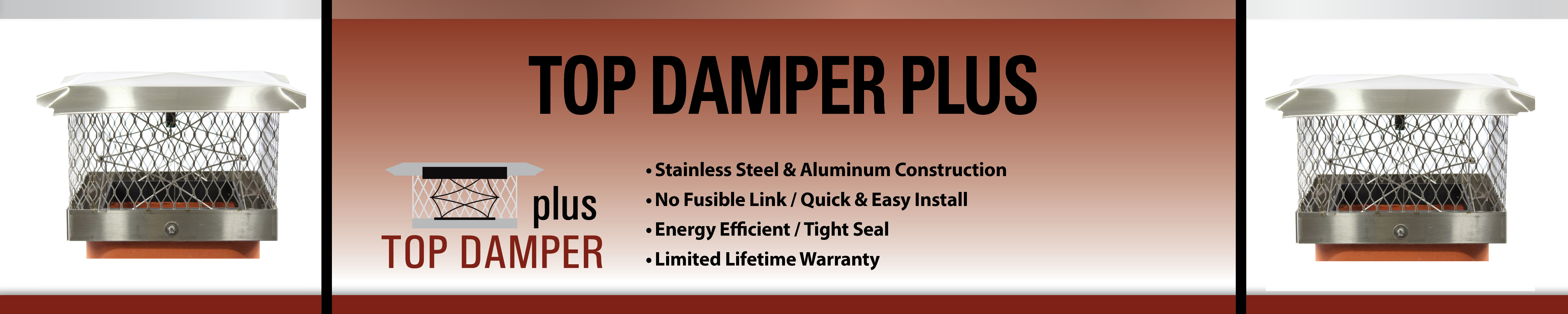 U.S. Fireplace Products Top Damper Plus