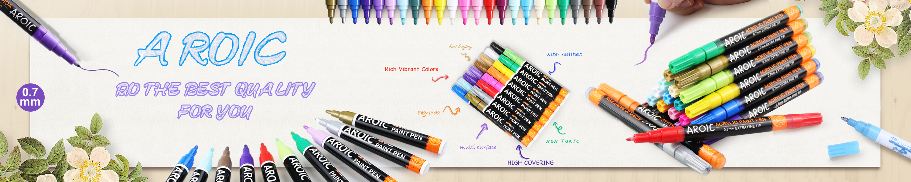 AROIC paint pen & acrylic paint pen