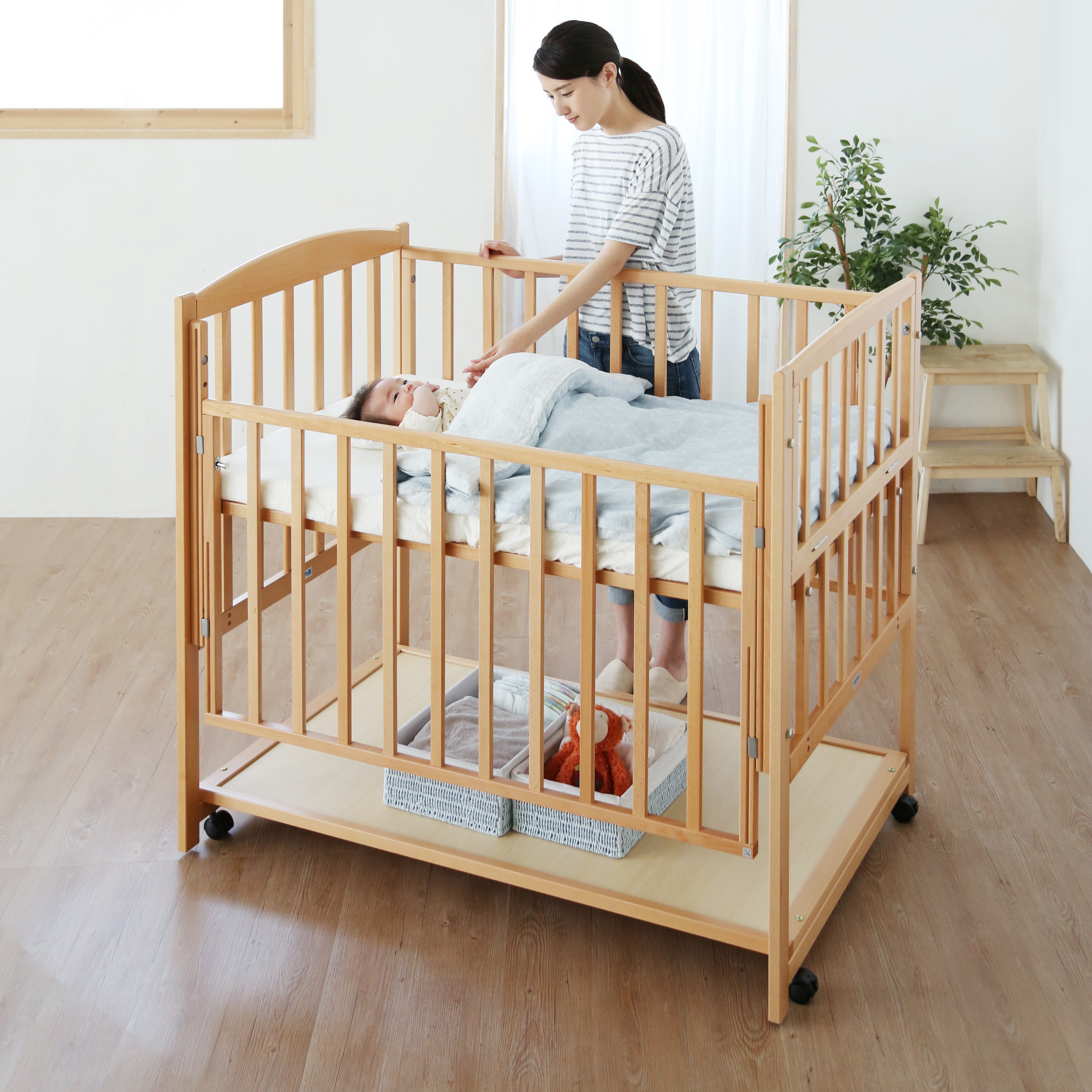 Amazon.co.jp: KATOJI（カトージ）: ベビーベッド 