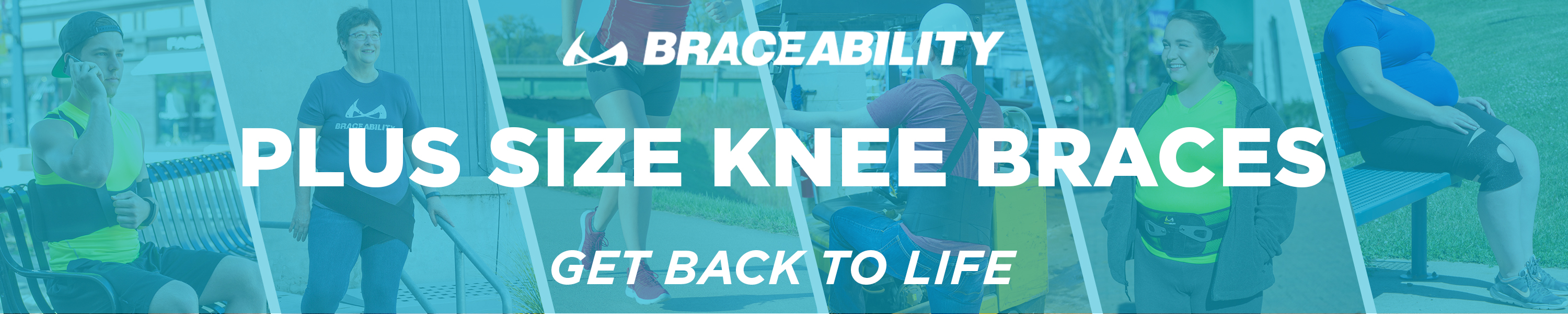 BraceAbility Plus Size Knee Braces