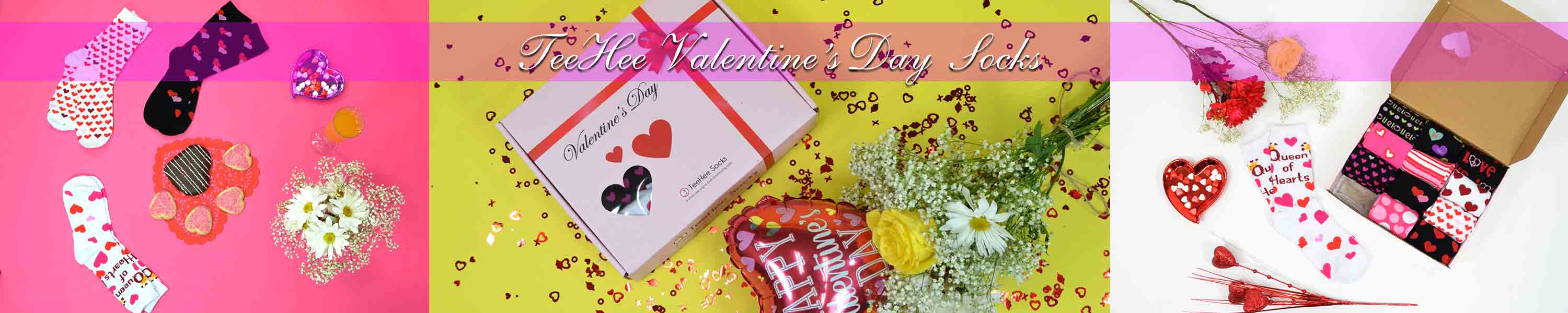 Teeheesocks Valentine's Day Socks