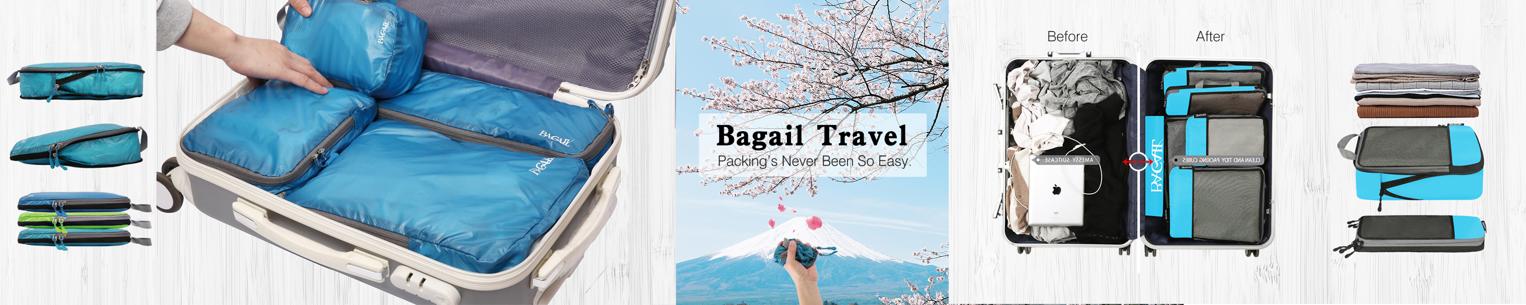 BAGAIL Compression Packing Cubes