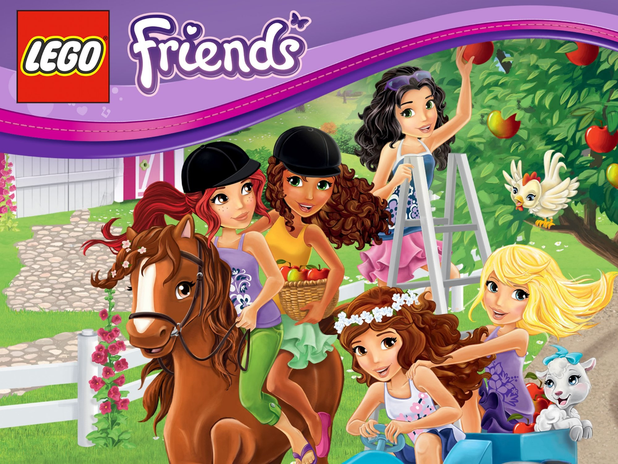 lego friends mia emma olivia andrea stephanie