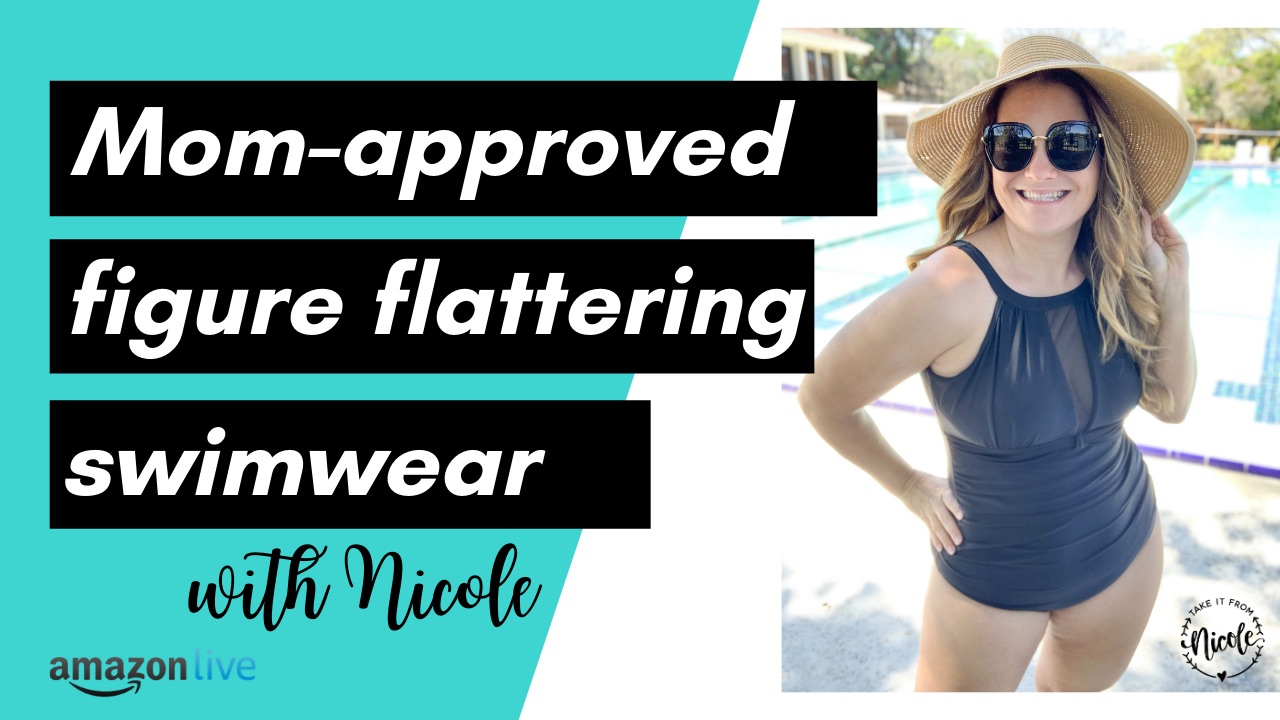 Watch Figure Flattering Swimwear on Amazon Live