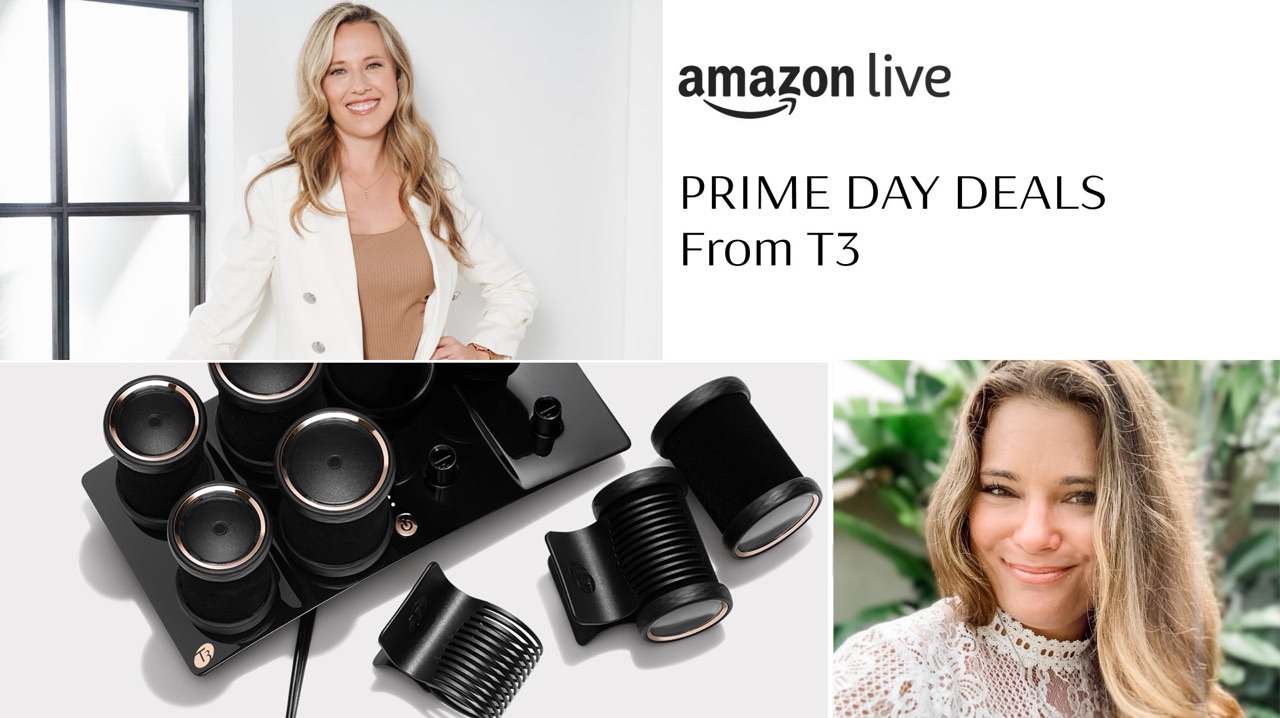 Watch Prime Day Hair and Beauty Deals with T3! on Amazon Live