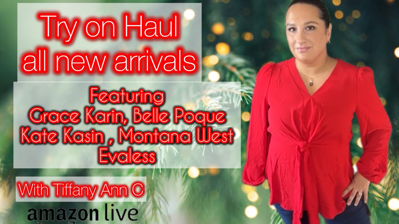 Watch All New try on Haul on Amazon Live