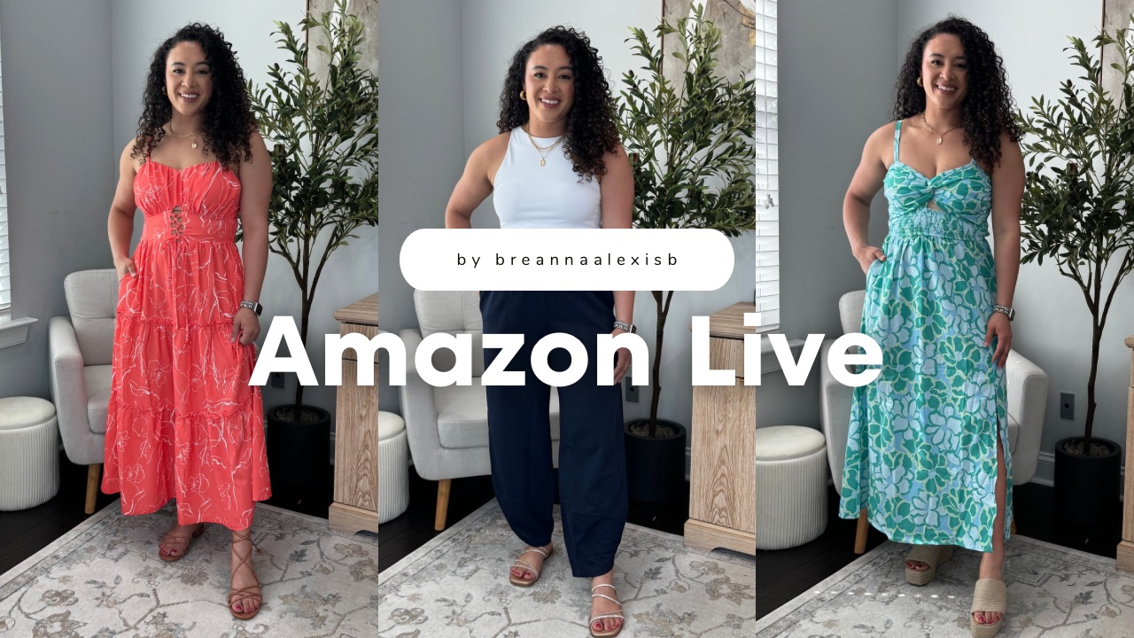 Watch Spring Fashiom Finds on Amazon Live