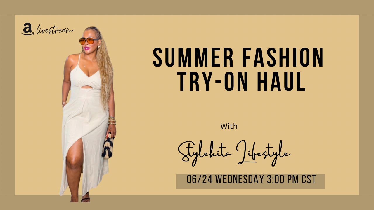 Watch Summer Fashion Try on Haul on Amazon Live