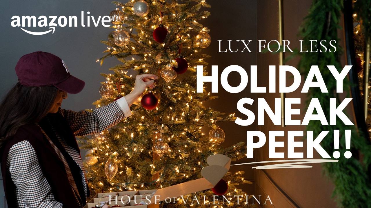 Watch Holiday Sneak Peek on Amazon Live