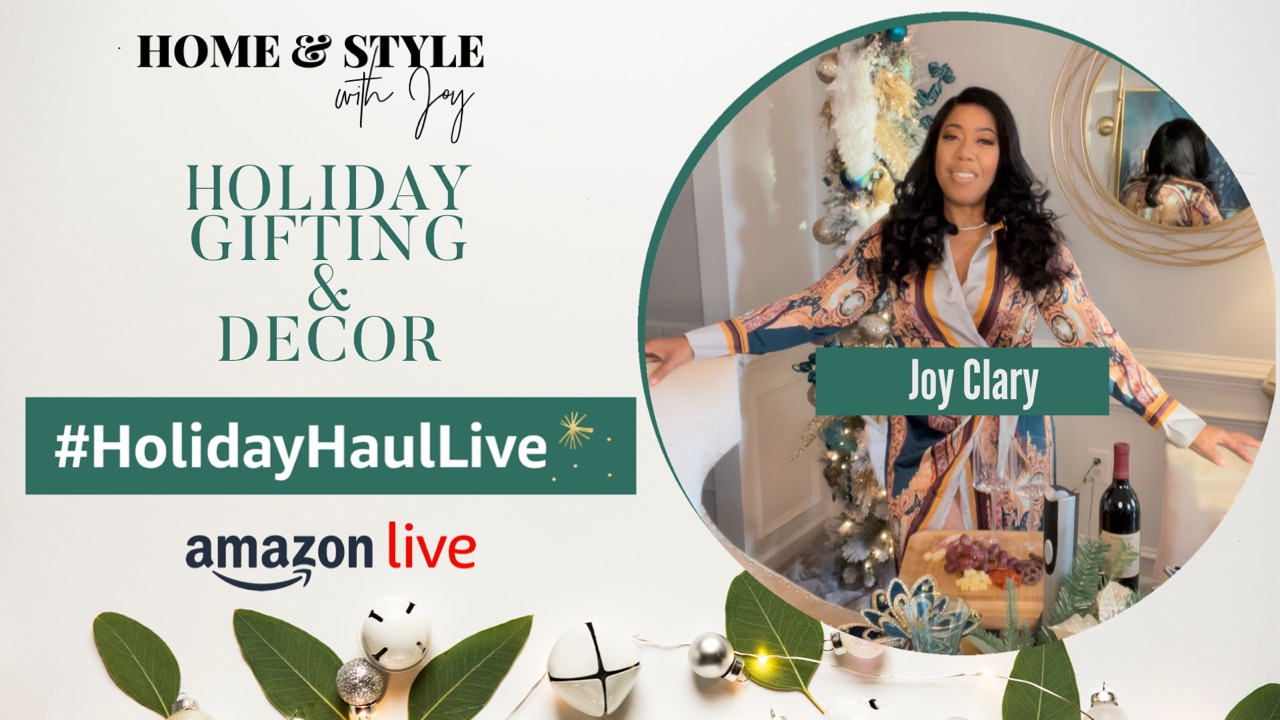 Watch Holiday Haul Live on Amazon Live