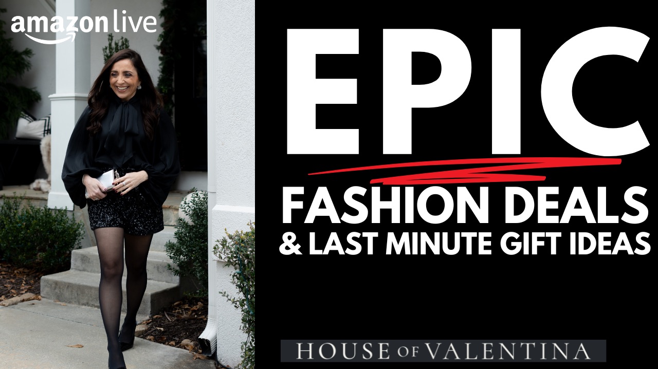 Watch Epic Fashion Deals and Last Minute Gift Ideas on Amazon Live