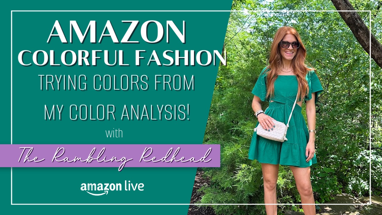 Watch Amazon Coloful Fashion! Trying Colors from my Color Analysis on ...