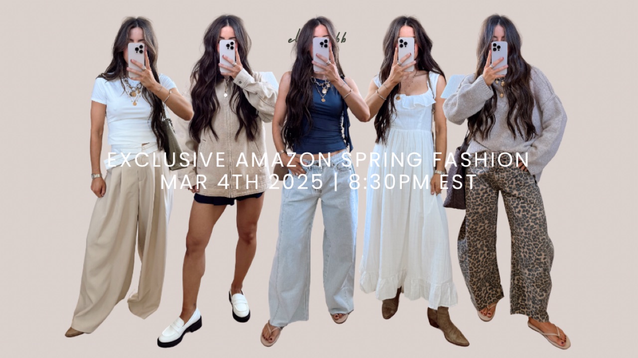 Watch SPRING AMAZON FASHION | ELLAPCOBB on Amazon Live