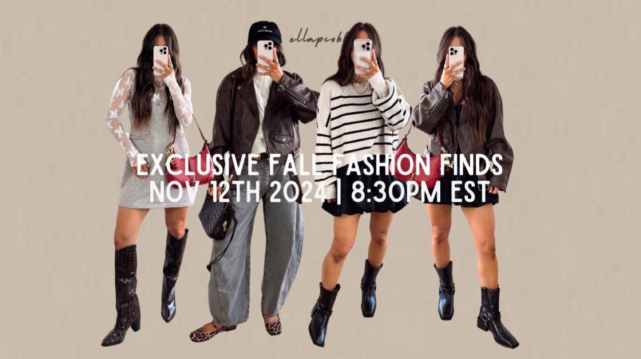 Watch EXCLUSIVE FASHION | ELLAPCOBB on Amazon Live