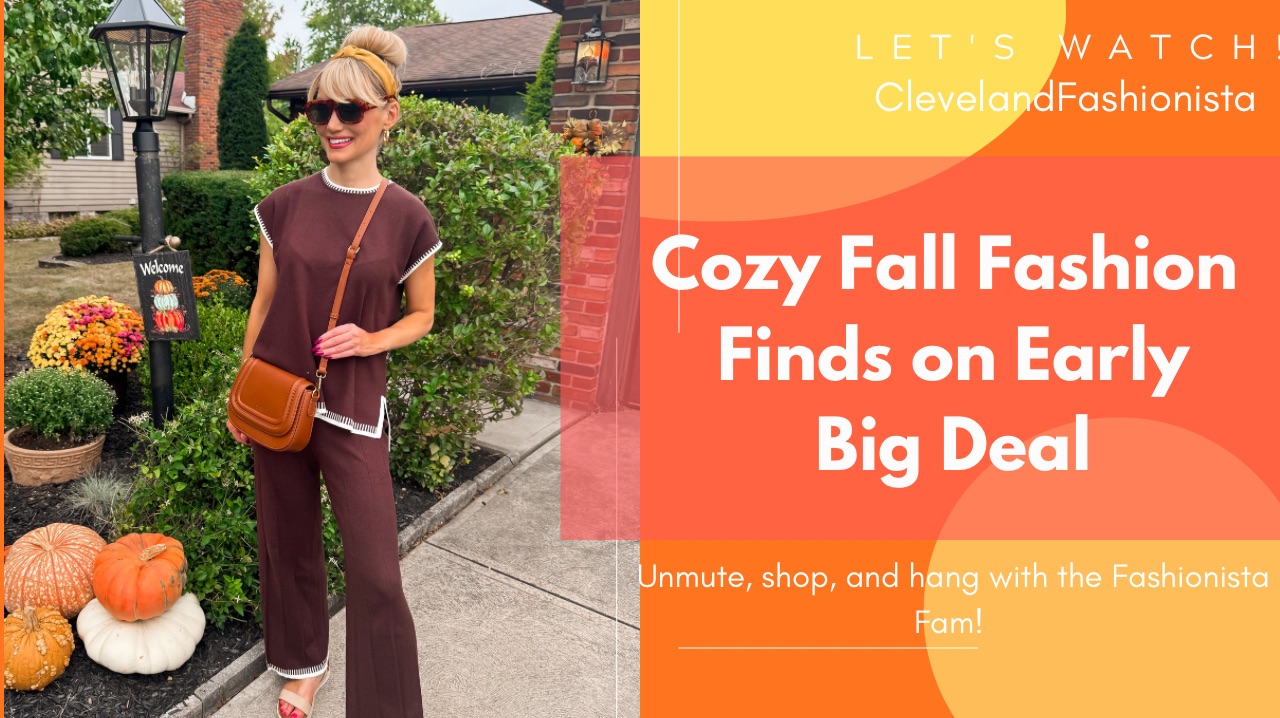 Watch Cozy Fall Fashion Finds on Early Big Deals on Amazon Live