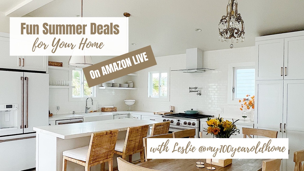 Watch Fun Summer Deals for Your Home on Amazon Live