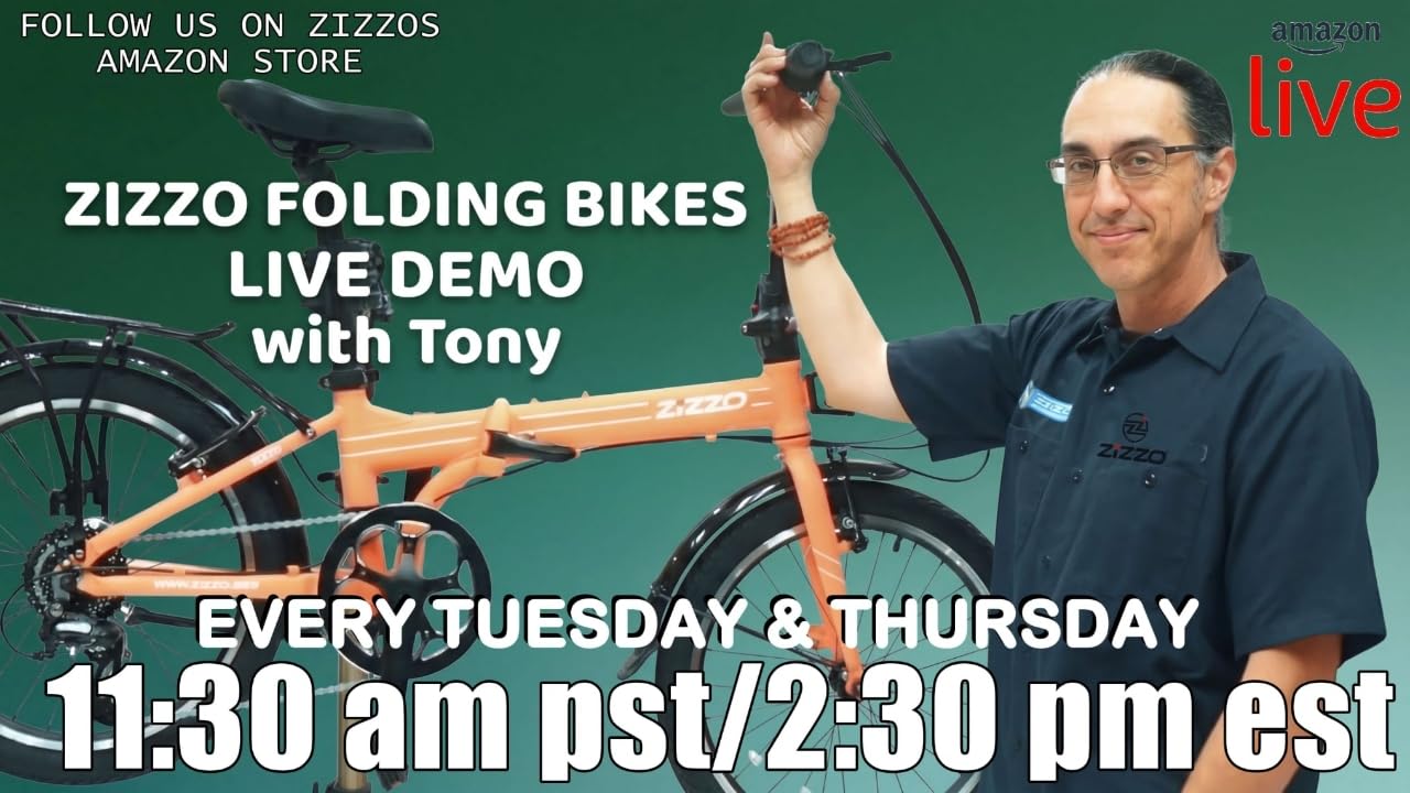 Amazon.com: ZIZZO FOLDING BIKE