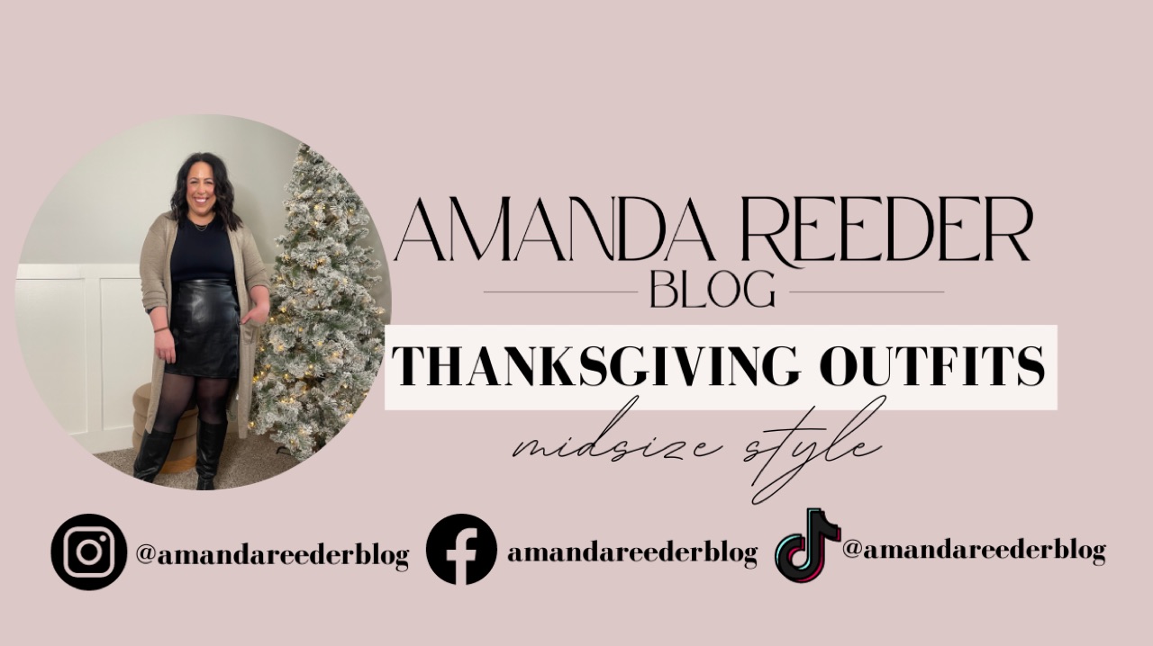 Watch Amanda’s Thanksgiving Outfits for the Midsize Girls on Amazon Live