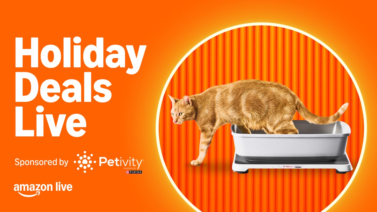 Watch Holiday Deals Live Sponsored by Petivity on Amazon Live