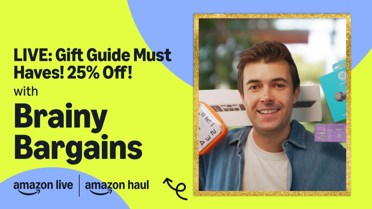 Watch Gift Guide LIVE! #LiveHaulDeals on Amazon Live
