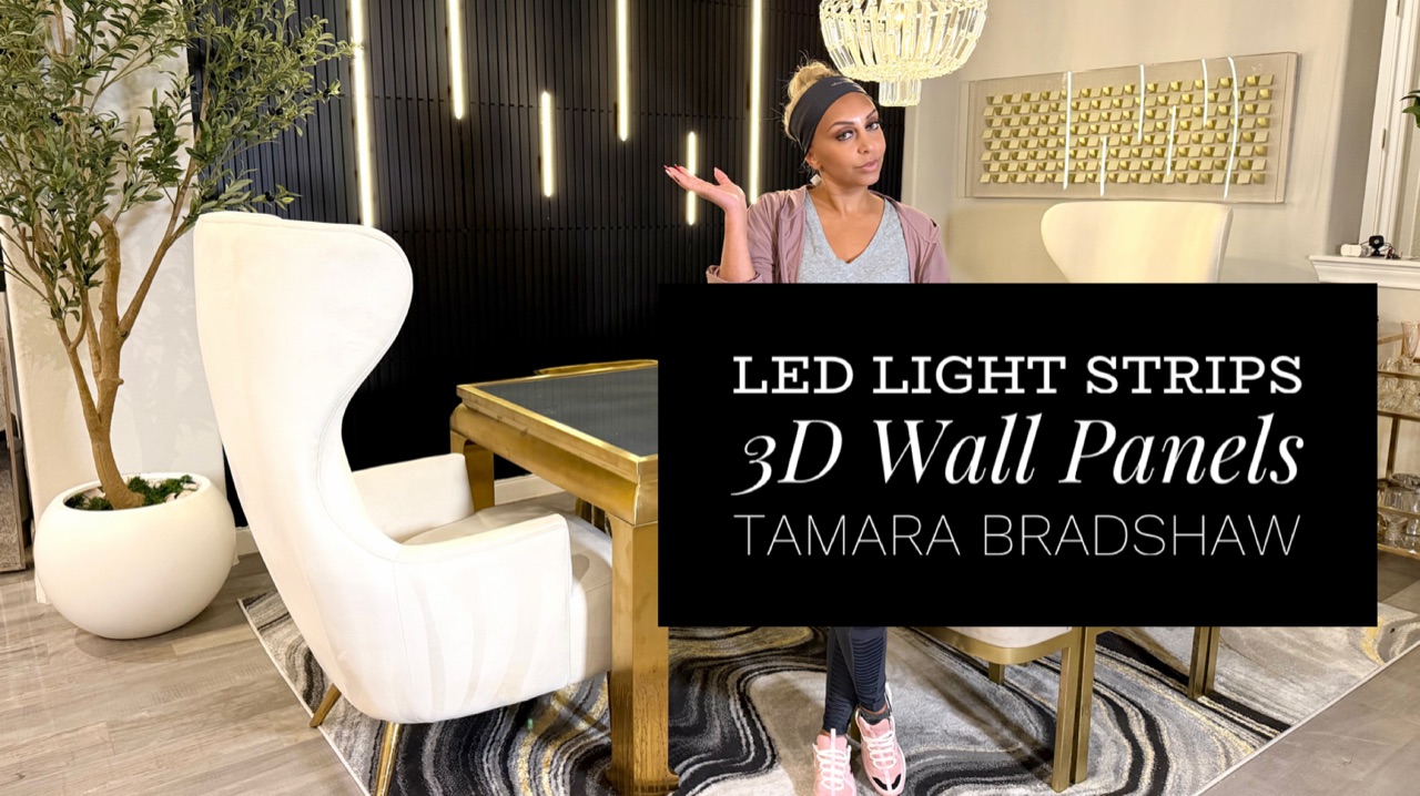 Watch LED Light Strips 3D Wall Panels with Tamara Bradshaw on Amazon Live