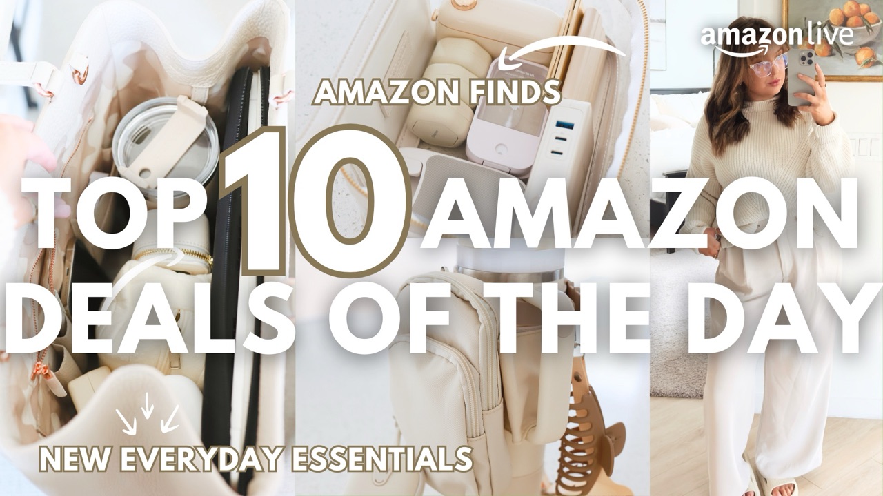 Watch TOP 10 Amazon Deals Of The Day on Amazon Live