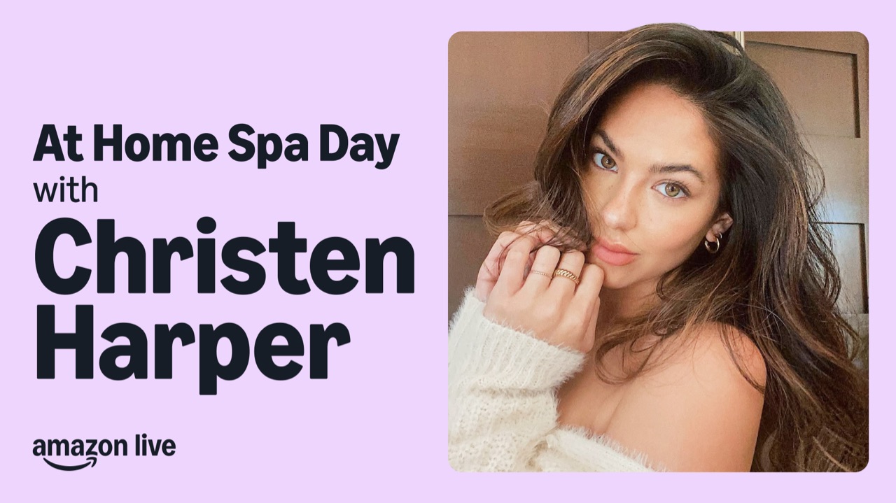 Watch At Home Spa Day with Christen Harper on Amazon Live
