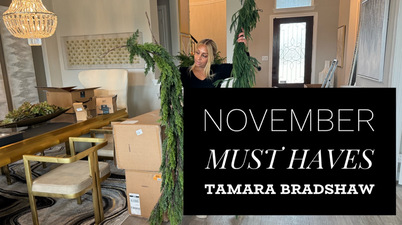 Watch November Must Haves with Tamara Bradshaw on Amazon Live