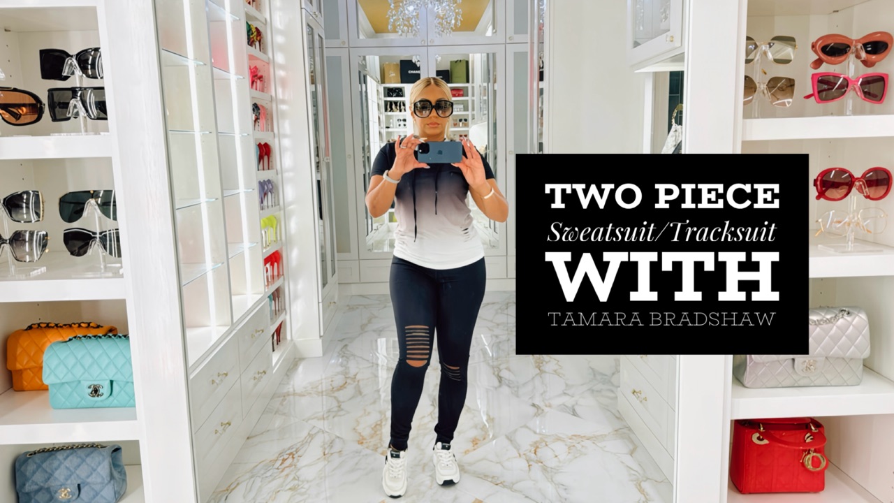 Watch Two Piece Sweatsuit Tracksuit with Tamara Bradshaw on Amazon Live