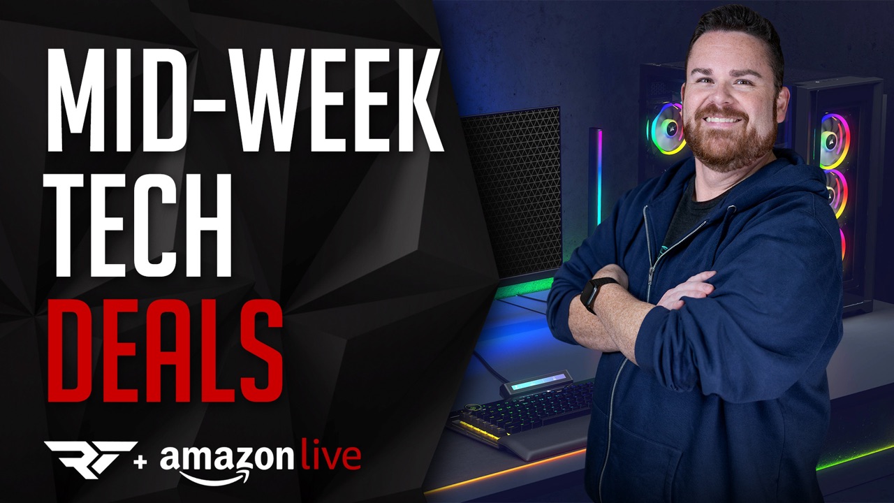 Watch Mid Week Tech Deals Giveaway, Tech Talk with Robeytech on Amazon Live