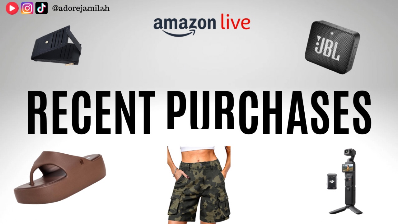 Watch My Recent Purchases on Amazon Live