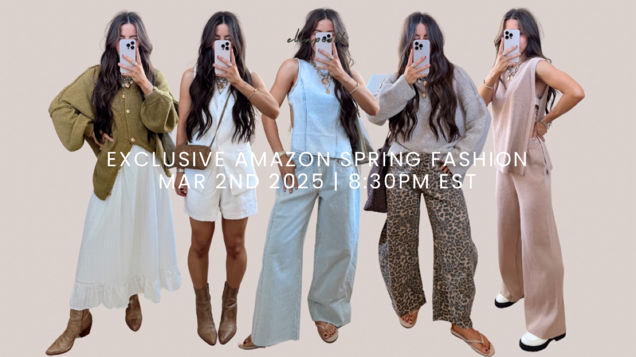 Watch SPRING TRANSITIONAL OUTFITS | ELLAPCOBB on Amazon Live