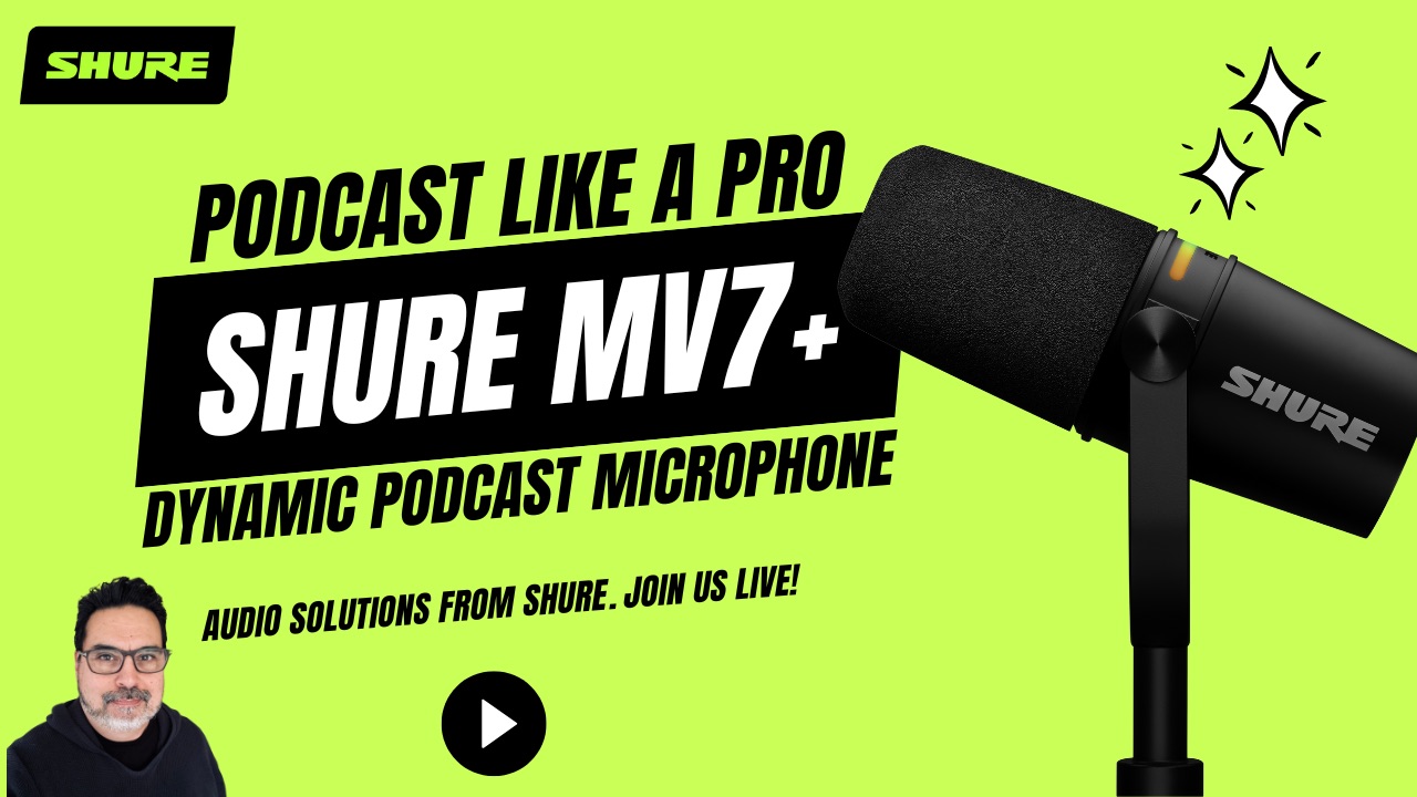 Watch Podcast like a Pro with the Shure MV7 Dynamic Microphone on ...