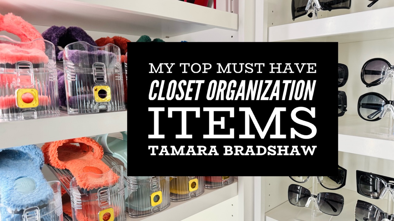 Watch Must Have Closet Organization Items Tamara Bradshaw on Amazon Live