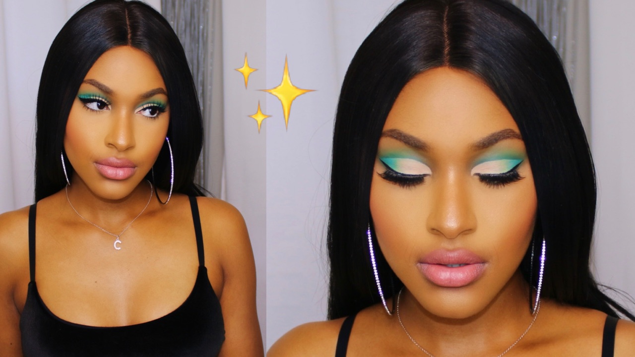 Watch Green and Cream Cut Crease Makeup Tutorial on Amazon Live