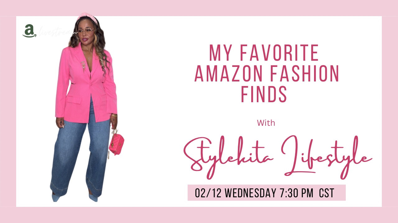 Watch My Favorite Amazon Fashion Finds on Amazon Live