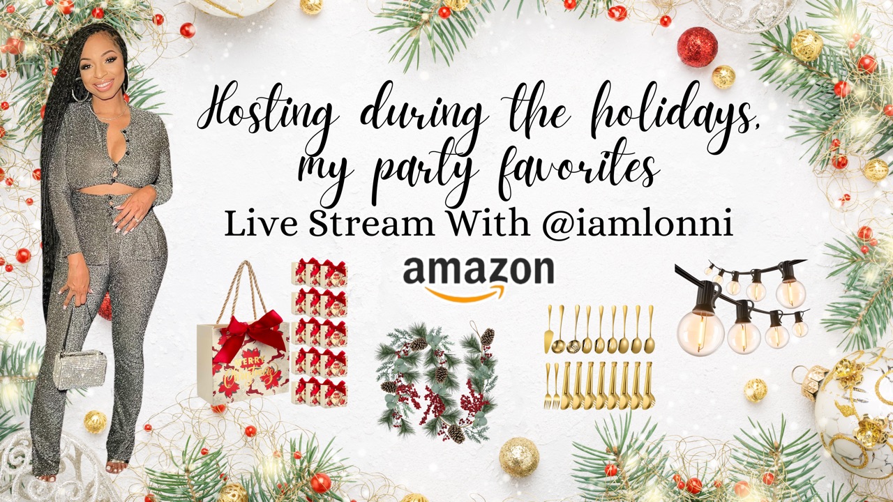 Watch Hosting During The Holiday Favorites on Amazon Live