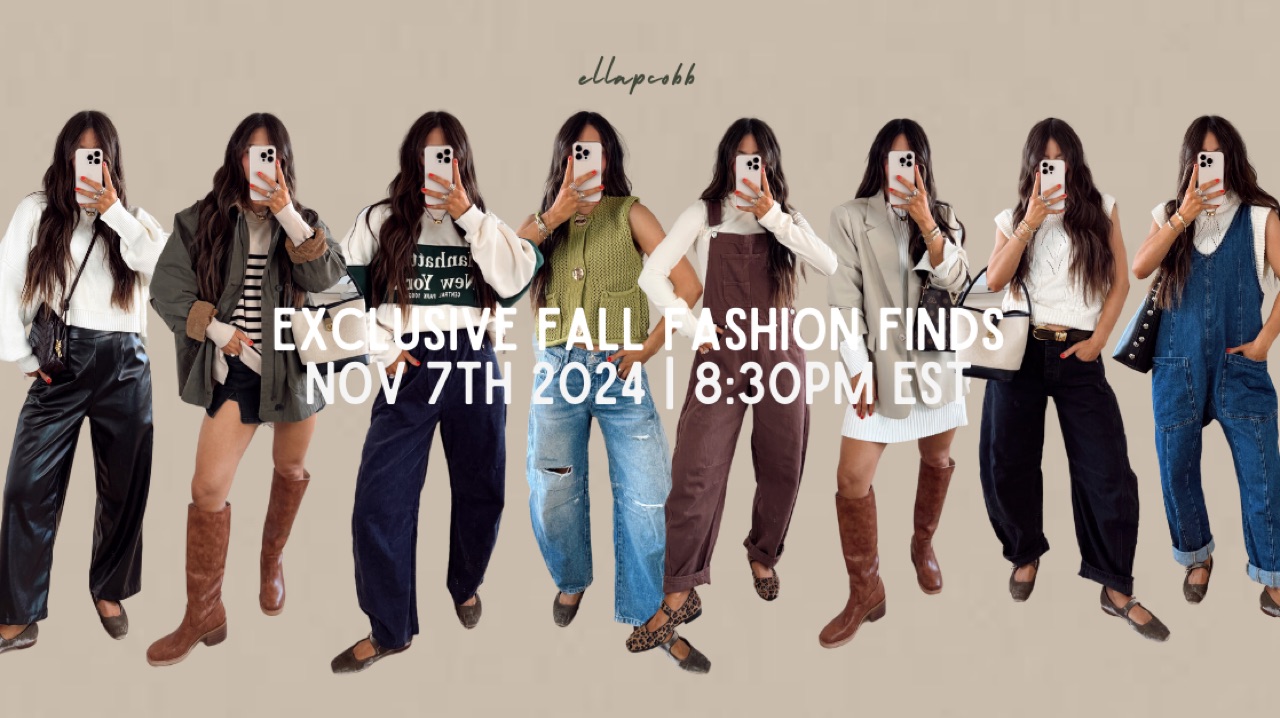 Watch EXCLUSIVE FALL FASHION FINDS | EllaPCobb on Amazon Live